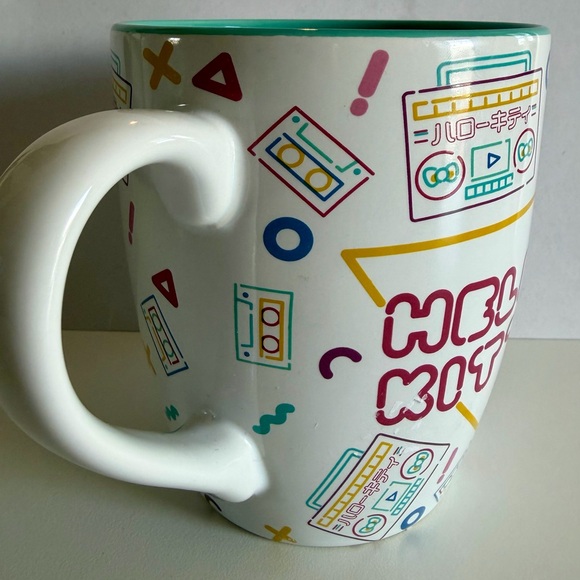 Hello Kitty Retro Boombox & Cassette Tape Jumbo Mug - 25oz Silver Buffalo - Picture 2 of 9